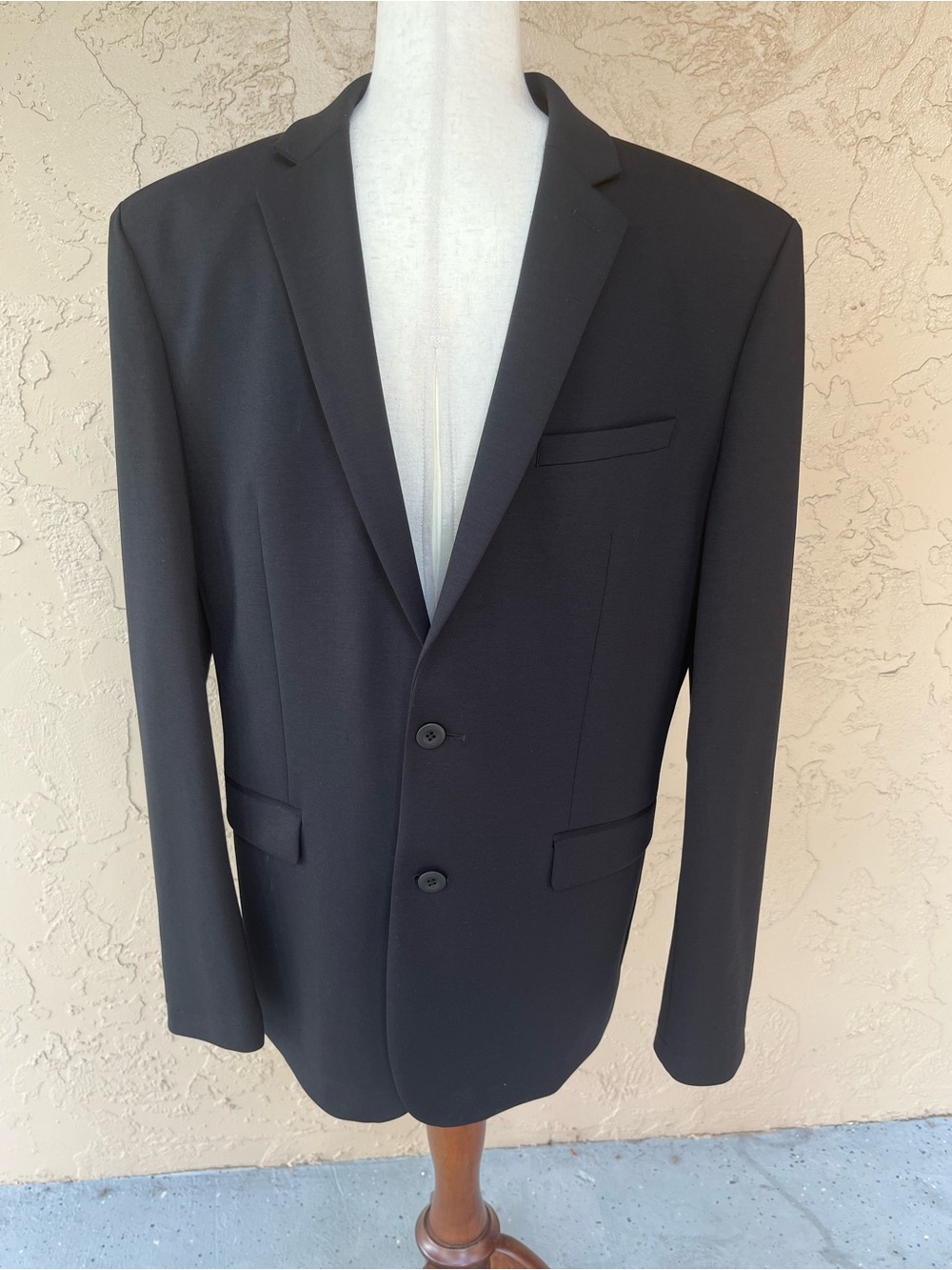 Express Men's Black Two-Button Sport Coat Blazer Slim